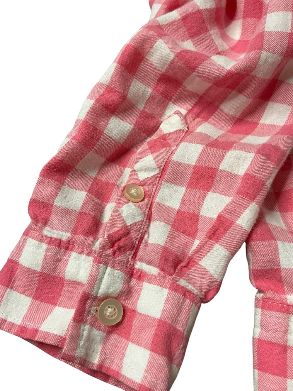 Strawberry Shortcake Upcycled Top Flannel Shirt Western Fringe Cowgirl - Picture 7 of 13